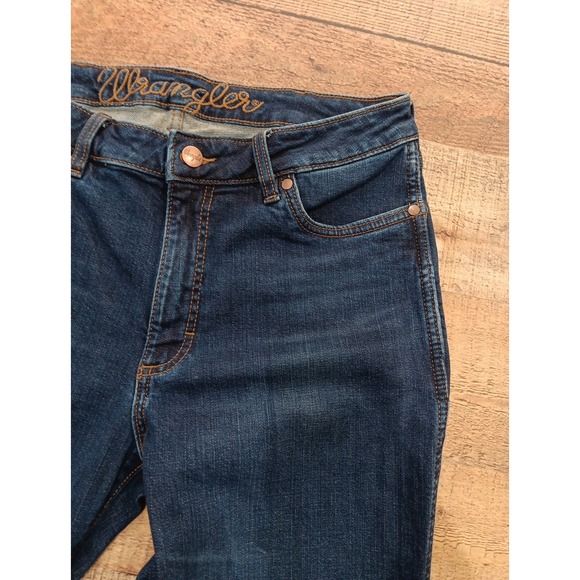 Wrangler Women's Denim High Rise Trouser Jeans Size 30x34 2125 - Picture 8 of 16